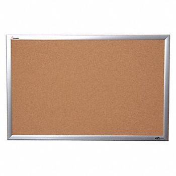 SKILCRAFT Bulletin Board 24 H Board Material Cork, 55MP87