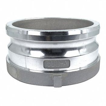 GRAINGER APPROVED Cam and Groove Adapter 5 Aluminum, 55MV05