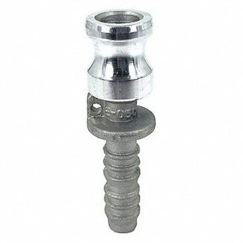 GRAINGER APPROVED Cam and Groove Adapter 1/2 Aluminum, 55MV13