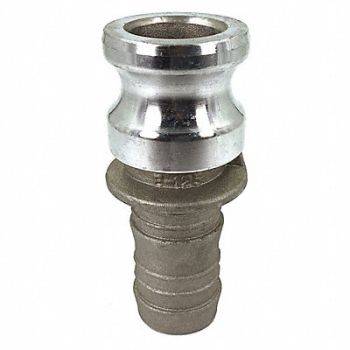 GRAINGER APPROVED Cam and Groove Adapter 1-1/4 Aluminum, 55MV15