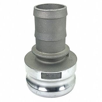 GRAINGER APPROVED Cam and Groove Adapter 3 Aluminum, 55MV18