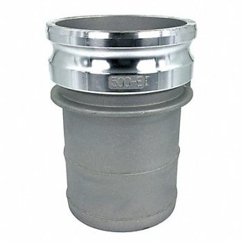 GRAINGER APPROVED Cam and Groove Adapter 5 Aluminum, 55MV20