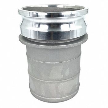 GRAINGER APPROVED Cam and Groove Adapter 6 Aluminum, 55MV21