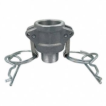 GRAINGER APPROVED Cam and Groove Coupling 1/2 Aluminum, 55MV30