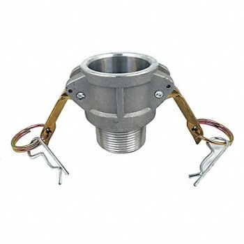 GRAINGER APPROVED Cam and Groove Coupling 1-1/4 Aluminum, 55MV32