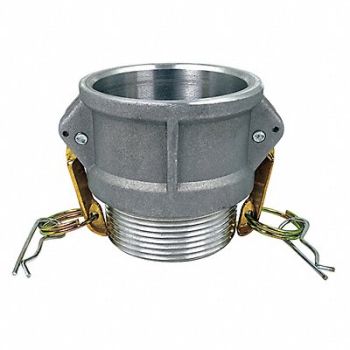 GRAINGER APPROVED Cam and Groove Coupling 2-1/2 Aluminum, 55MV33
