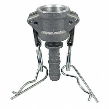 GRAINGER APPROVED Cam and Groove Coupling 1/2 Aluminum, 55MV36