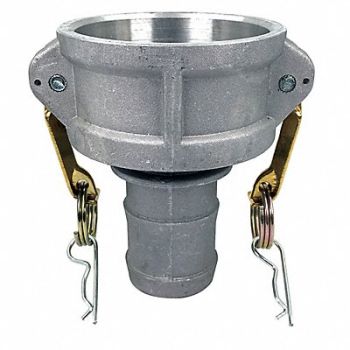 GRAINGER APPROVED Cam and Groove Coupling 3 Aluminum, 55MV41