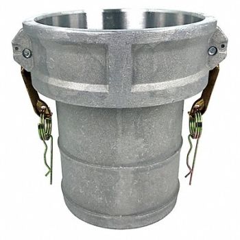 GRAINGER APPROVED Cam and Groove Coupling 5 Aluminum, 55MV43