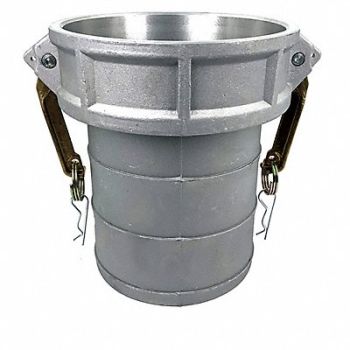 GRAINGER APPROVED Cam and Groove Coupling 6 Aluminum, 55MV44