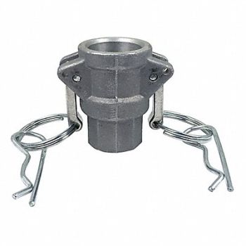 GRAINGER APPROVED Cam and Groove Coupling 1/2 Aluminum, 55MV45