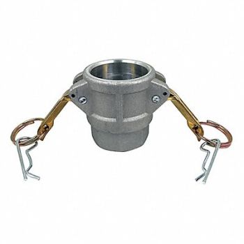 GRAINGER APPROVED Cam and Groove Coupling 1-1/4 Aluminum, 55MV47
