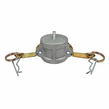 GRAINGER APPROVED Cam and Groove Adapter 1-1/4 Aluminum, 55MV53