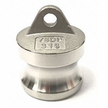 GRAINGER APPROVED 316 S/S Dust Plug 3/4, 55MV67