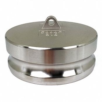 GRAINGER APPROVED Cam and Groove Spool Adapter 5 316 SS, 55MV71