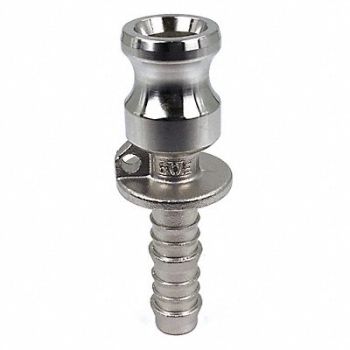 GRAINGER APPROVED Cam and Groove Adapter 1/2 316 SS, 55MV73