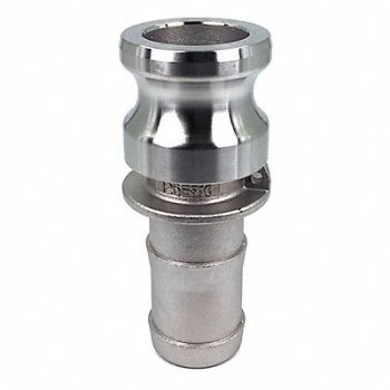 GRAINGER APPROVED Cam and Groove Adapter 1-1/4 316 SS, 55MV75