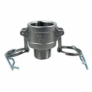 GRAINGER APPROVED Cam and Groove Coupling 3/4 316 SS, 55MV90