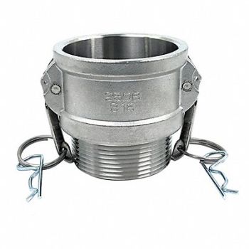 GRAINGER APPROVED Cam and Groove Coupling 2-1/2 316 SS, 55MV92