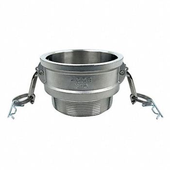 GRAINGER APPROVED Cam and Groove Coupling 4 316 SS, 55MV93
