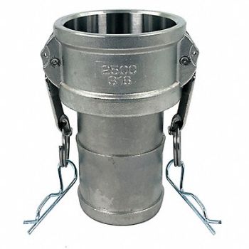 GRAINGER APPROVED Cam and Groove Coupling 2-1/2 316 SS, 55MV99