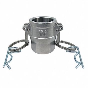 GRAINGER APPROVED Cam and Groove Coupling 3/4 316 SS, 55MW07