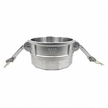 GRAINGER APPROVED Cam and Groove Coupling 6 316 SS, 55MW12