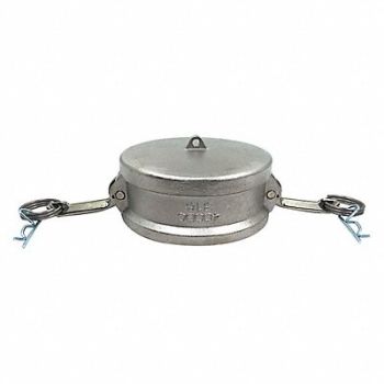 GRAINGER APPROVED Cam and Groove Adapter 4 316 SS, 55MW17