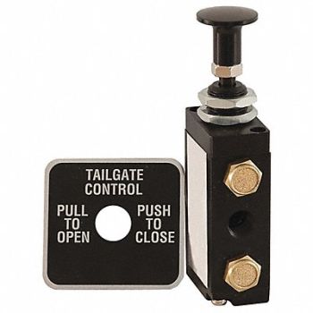 BUYERS PRODUCTS Manual Air Valve Black Steel, 55MX13