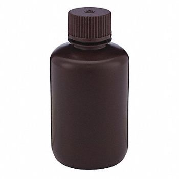 GLOBE SCIENTIFIC Bottle 4.2 oz Labware Nominal Cap. PK12, 55NG45