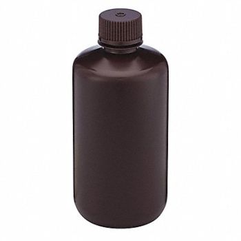GLOBE SCIENTIFIC Bottle 8.5 oz Labware Nominal Cap. PK12, 55NG46