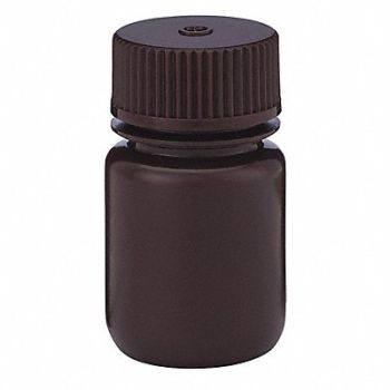 GLOBE SCIENTIFIC Bottle 1 oz Labware Nominal Cap. PK12, 55NG49