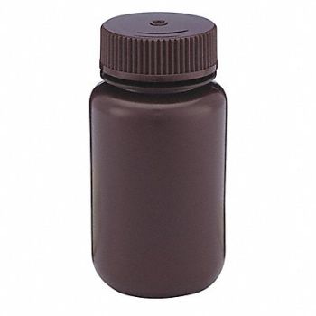 GLOBE SCIENTIFIC Bottle 4.2 oz Labware Nominal Cap. PK12, 55NG51