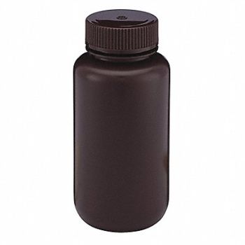 GLOBE SCIENTIFIC Bottle 8.5 oz Labware Nominal Cap. PK12, 55NG52