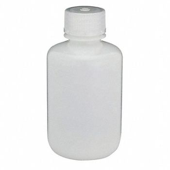 GLOBE SCIENTIFIC Bottle 4.2 oz Labware Nominal Cap. PK12, 55NG57