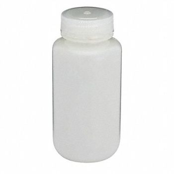 GLOBE SCIENTIFIC Bottle 8.5 oz Labware Nominal Cap. PK12, 55NG69