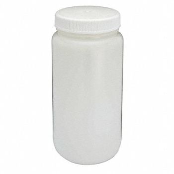 GLOBE SCIENTIFIC Bottle 67.6 oz Labware Nominal Cap., 55NG72