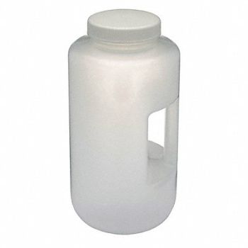 GLOBE SCIENTIFIC Bottle 135 oz Labware Nominal Cap., 55NG75
