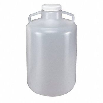 GLOBE SCIENTIFIC Carboy 5.28 gal Labware Cap. English, 55NH20