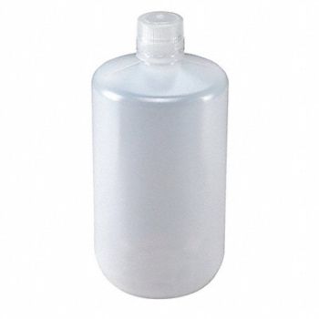 GLOBE SCIENTIFIC Bottle 67.6 oz Labware Nominal Cap., 55NH37