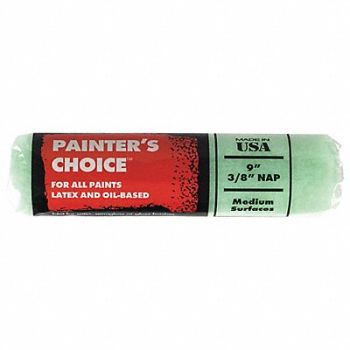 WOOSTER Paint Roller Cover 9 L 3/8 Nap Knit, 55NJ79