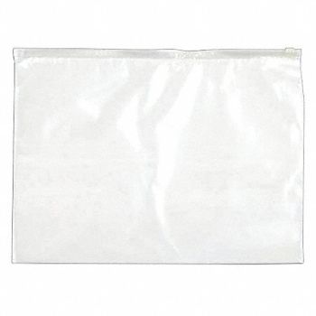 GRAINGER APPROVED Reclosable Poly Bag Slide Seal PK250, 55NK63
