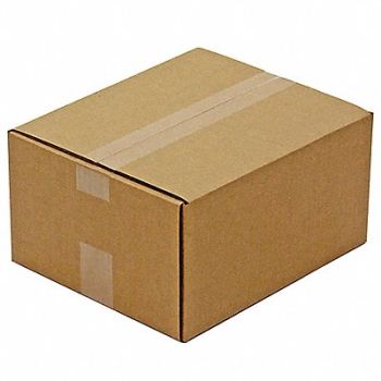 GRAINGER APPROVED Shipping Box 12x9x4 in, 11R210