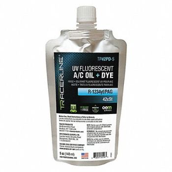 TRACERLINE UV Leak Detection Dye 5 oz Size, 55NP63