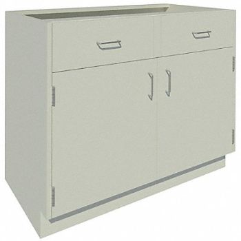 INSTOCK Base Cabinet 35-1/8 H Pearl White, 55NW09