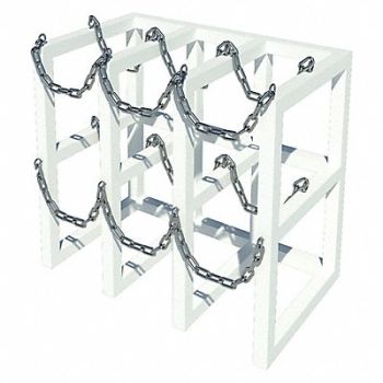 INSTOCK Gas Cylinder Rack 30 W 16 D 30 H, 55PC67