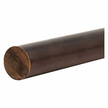 GRAINGER APPROVED PlasticRod GaroliteXX 9/16 Dia 1ftL Brwn, 55PH52