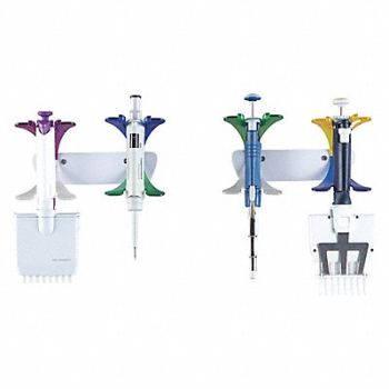 HEATHROW SCIENTIFIC Pipette Wall Mount Plastic PK2, 55PR61