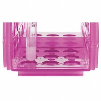 HEATHROW SCIENTIFIC Test Tube Rack 18 Compartments PK5, 55PT07