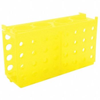 HEATHROW SCIENTIFIC Test Tube Rack 8 Compartments PK5, 55PT39